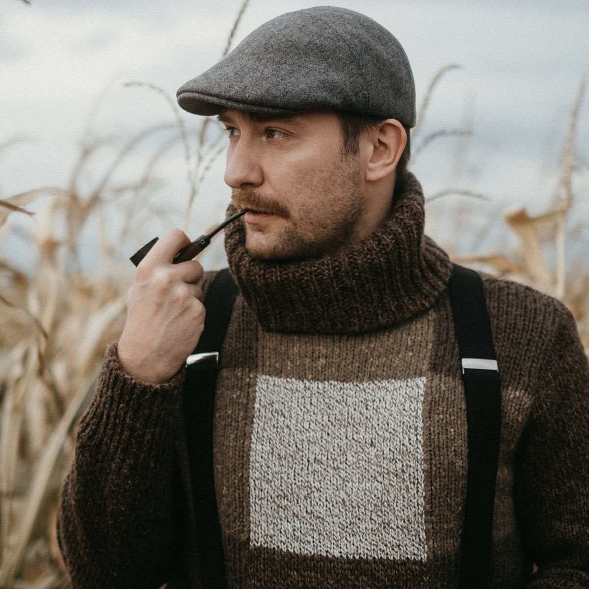 Men's wool cheap ivy caps